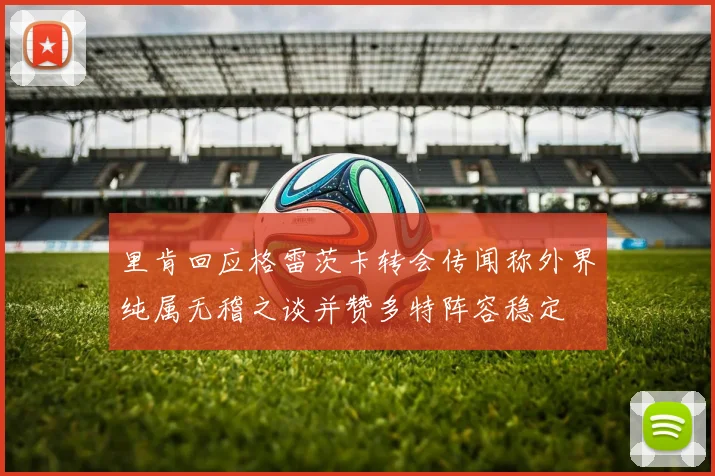 里肯回应格雷茨卡转会传闻称外界纯属无稽之谈并赞多特阵容稳定